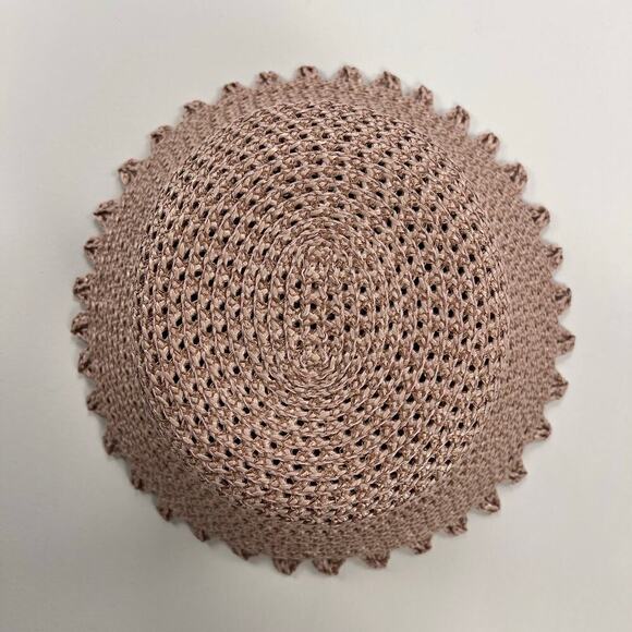 Eric Javits New York Mita Squishee Dusty Pink Woven Bucket Hat Packable UPF 50+ - Picture 6 of 12